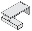 Кабинет премиум класса JERA Стол руководителя закрытый (левый) 159927