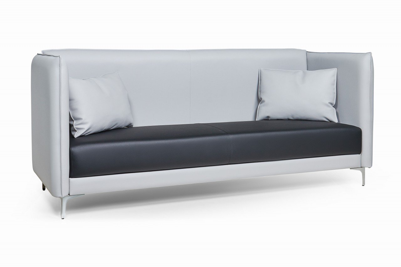 Офисный диван без подлокотников Графит - вид 3