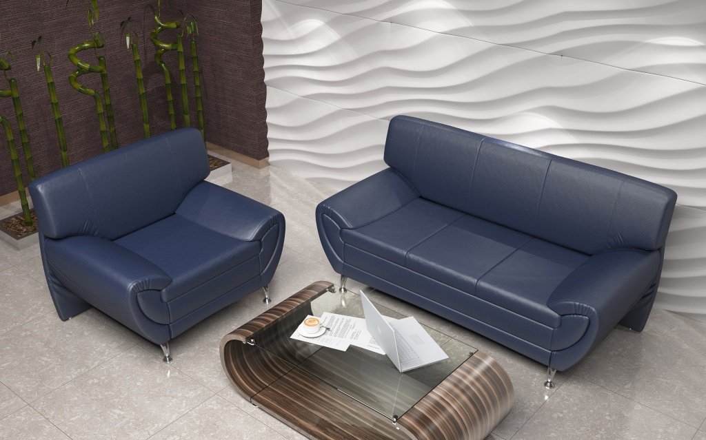 Офисный диван из кожзама Орион - вид 3