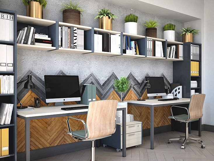 Современная стойка-ресепшн Инновация - вид 4