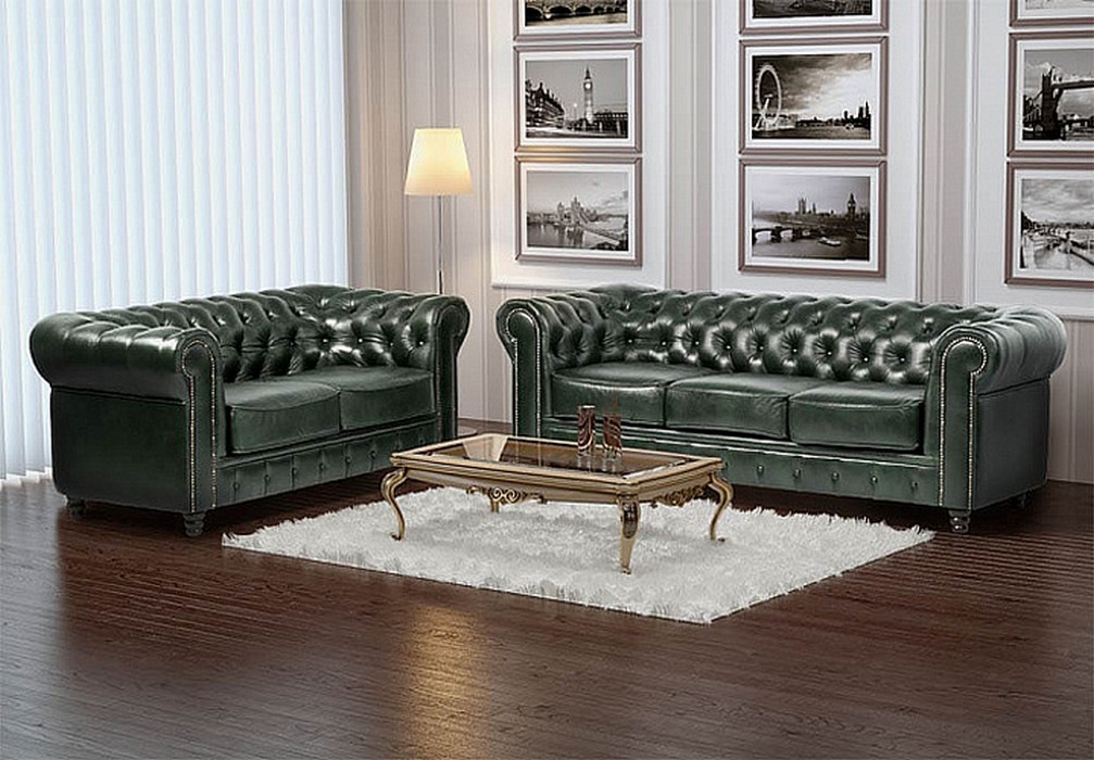 Офисный диван из кожзама Честертон - вид 11