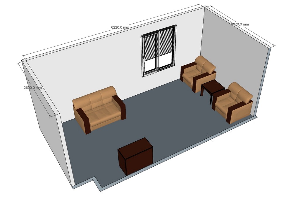 Офисный диван из кожзама Боссо - вид 21