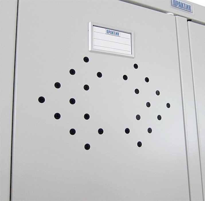 Металлический шкаф &laquo;Практик LS 001 приставная секция&raquo; - вид 2