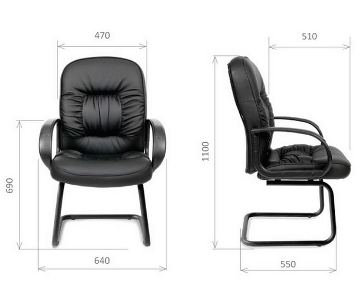 Стул для посетителей CHAIRMAN 416V - вид 4