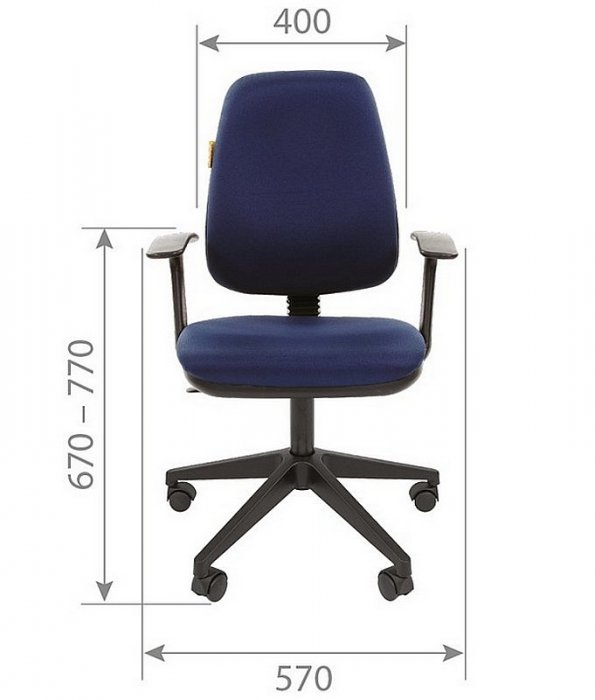 Кресло для персонала CHAIRMAN CH-661 - вид 9